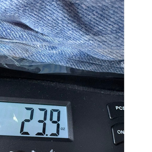 AGOLDE Los Angeles V Waist Baggy Jeans Light Wash Denim Button Fly Size 28 - Picture 11 of 11